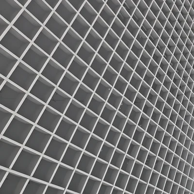 Профиль Грильято ПАПА 86х86 ( выс.30/шир.10) Эконом белый матовый А903 rus 0.6