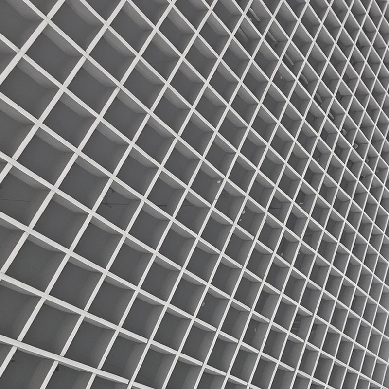 Профиль Грильято поперечный 86х86 ( выс.35/шир.10) Эконом металлик А907 rus 0,6